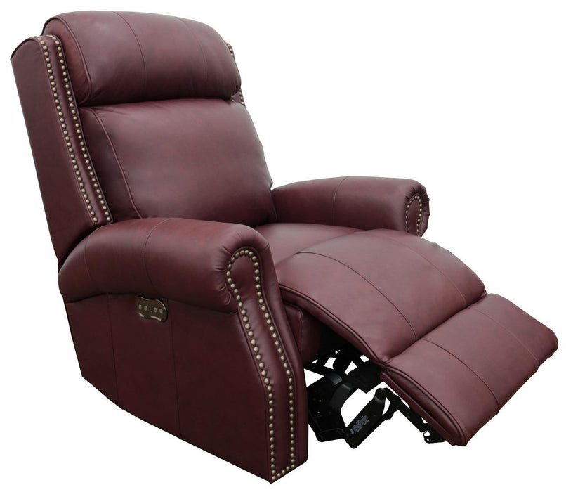 BarcaLounger Blair Big & Tall Power Recliner with Power Head Rest in Shoreham-wine