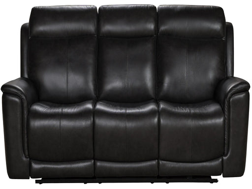 BarcaLounger Burbank Reclining Sofa w/ Power Headrest in Matteo-smokey gray image