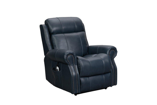 BarcaLounger Langston Lift Chair Recliner w/Power Head Rest & Lumbar in Blue image
