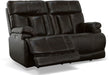 Clive Power Reclining Loveseat with Power Headrests & Lumbar image