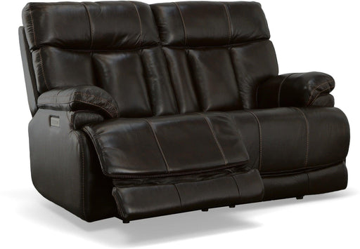 Clive Power Reclining Loveseat with Power Headrests & Lumbar image