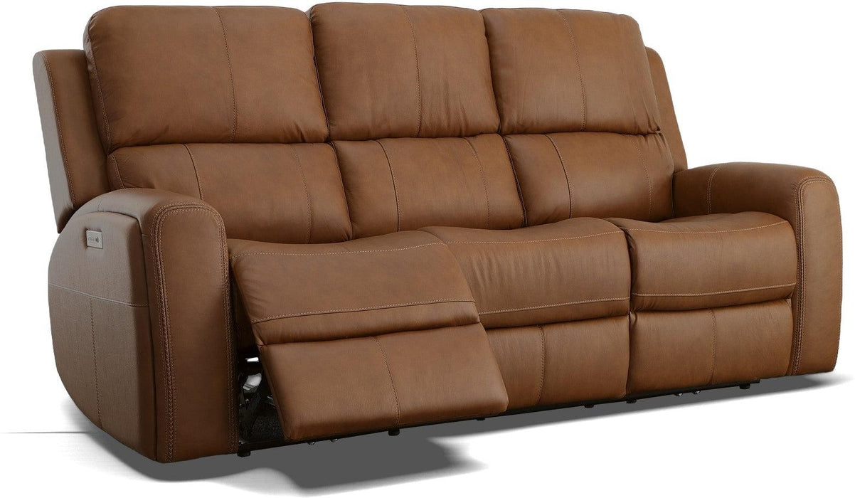 Linden Power Reclining Sofa with Power Headrests & Lumbar