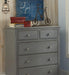 Hillsdale Furniture Lake House 5 Drawer Chest in Stone image