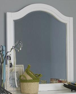 Hillsdale Furniture Lake House Arched Mirror in White image