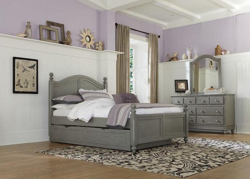 Hillsdale Furniture Lake House Payton Full Arch Bed with Trundle in Stone image