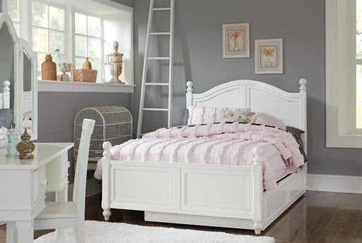 Hillsdale Furniture Lake House Payton Full Arch Bed with Trundle in White image
