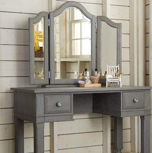 Hillsdale Furniture Lake House Vanity Jewelry Mirror in Stone image