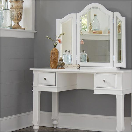 Hillsdale Furniture Lake House Vanity Jewelry Mirror in White image