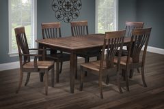 Amish Nashville Transitional Table w/2-12" Leaves