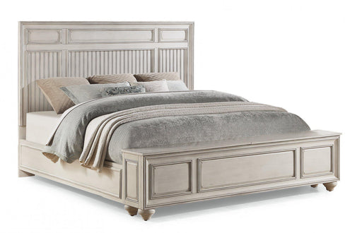 Flexsteel Wynwood Harmony King Panel Storage Bed in White Wood image