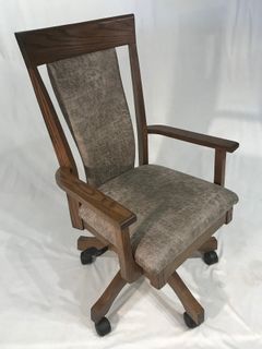 Amish Christy II Transitional Desk Chair with Arms