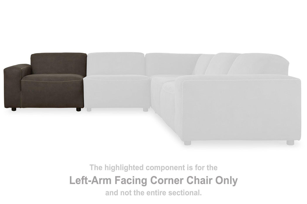 Allena 2-Piece Sectional Loveseat