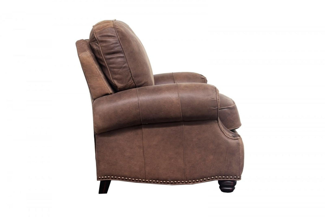 Barcalounger Longhorn II Leather Recliner Chair