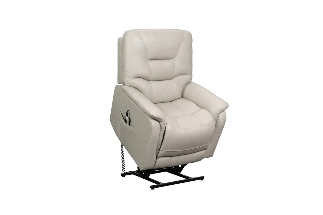 BarcaLounger Lorence Lift Chair Recliner with Power Head Rest in Venzia Cream