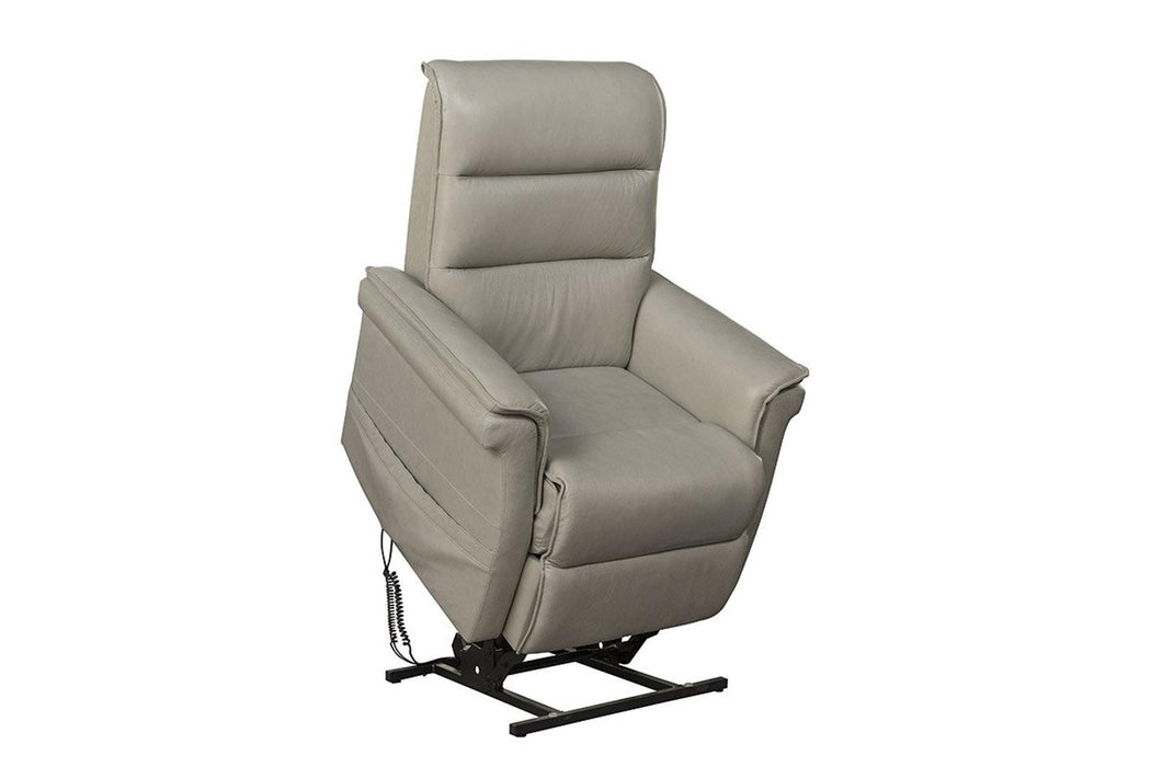 BarcaLounger Luka Lift Chair Recliner with Power Head Rest in Venzia Cream