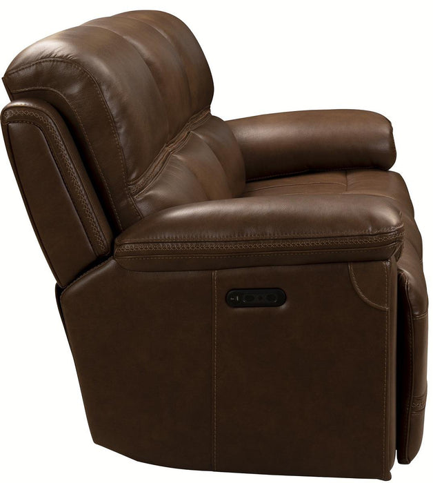 BarcaLounger Sedrick Reclining Sofa w/ Power Headrest in Spence-caramel