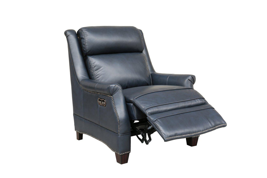 BarcaLounger Warrendale Power Recliner w/Power Head Rests in Blue