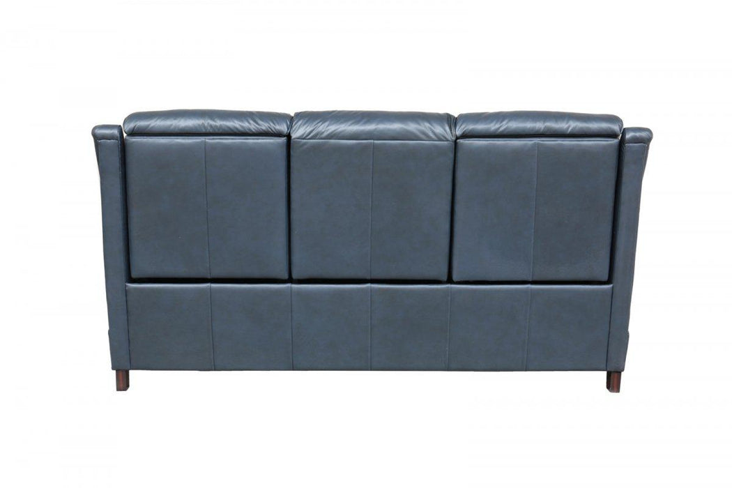 BarcaLounger Warrendale Power Reclining Sofa w/Power Head Rests in Blue