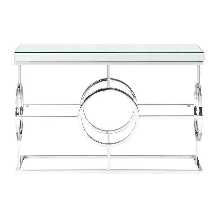 Pearl Rectangle Mirrored Sofa Table
