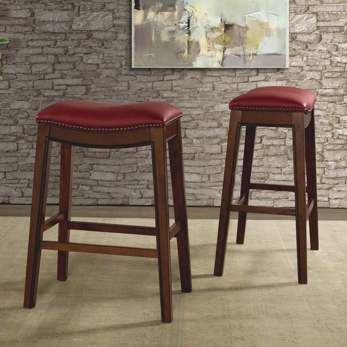 Fiesta 30" Backless Bar Stool in Red