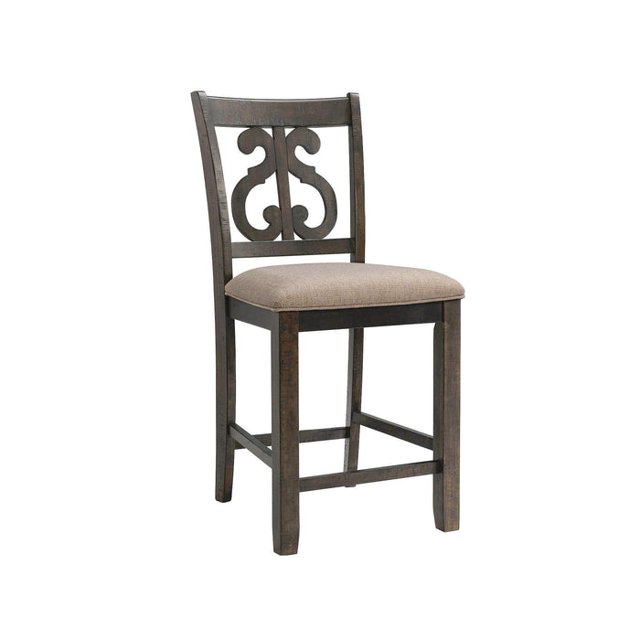 Stone Counter Swirl Back Side Chair Set of 2