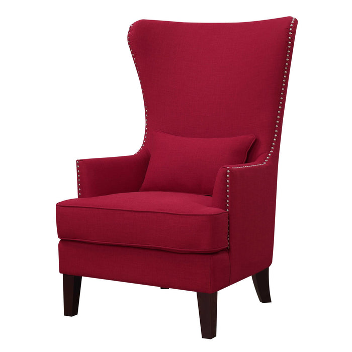 Kori Accent Chair in Berry