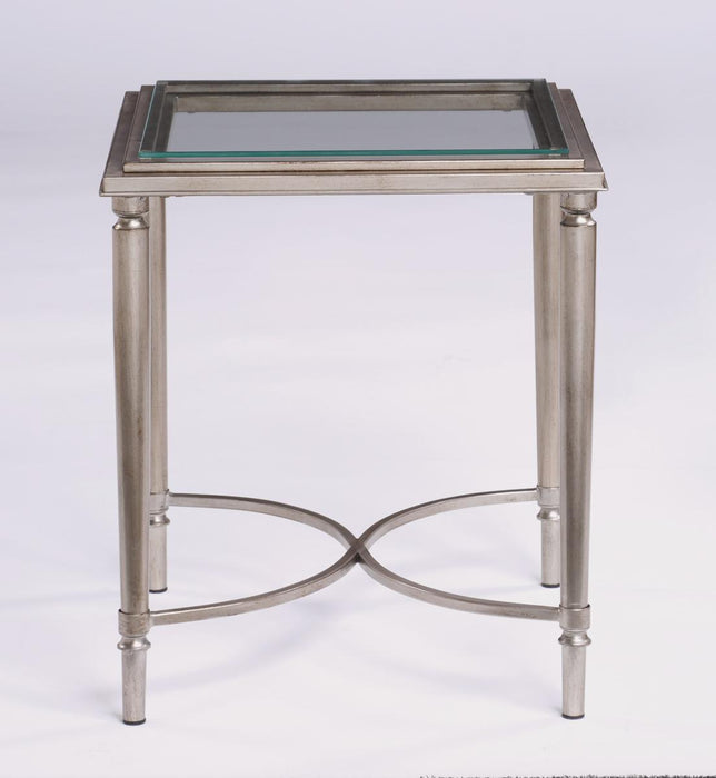 Flexsteel Piper Chairside Table in Gray