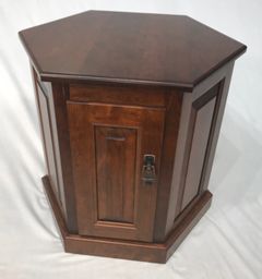 Amish Hexagon Traditional End Table
