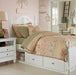 Hillsdale Furniture Lake House Payton Twin Arch Bed with Storage in White image