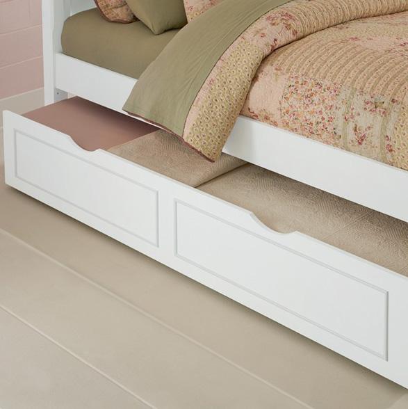 Hillsdale Furniture Lake House Trundle in White image