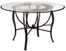 Hillsdale Pompei Dining Table in Black/ Gold-1 image