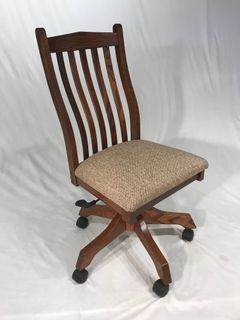 Amish Lincoln Mission Desk Chair