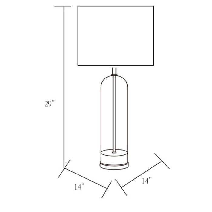 Surya Carthage Table Lamp