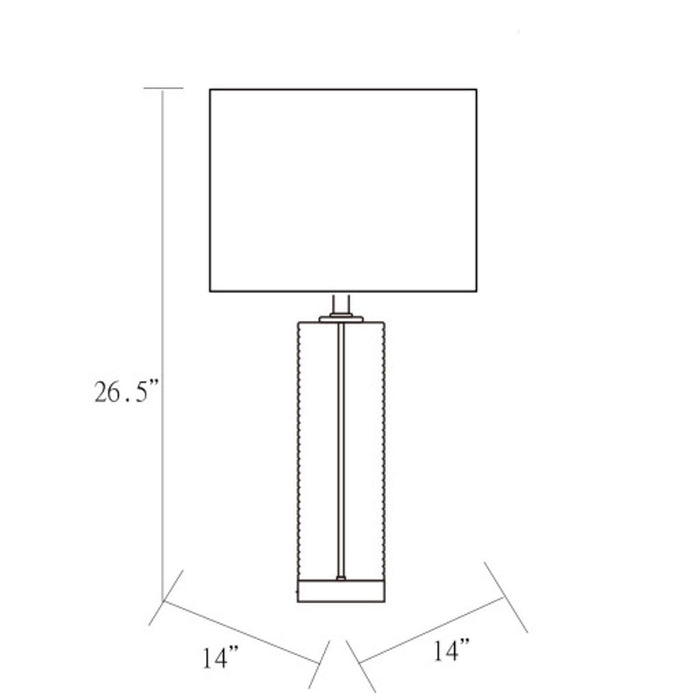 Surya Magna Table Lamp