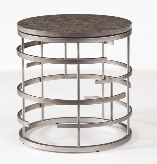 Flexsteel Halo Lamp Table in Silver image