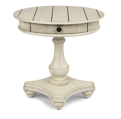 Flexsteel Harmony Round End Table in White image
