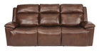 Flexsteel Latitudes Chance Leather Power Reclining Sofa w/Power Headrests image