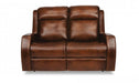 Flexsteel Latitudes Mustang Leather Power Reclining Loveseat with Power Headrests image