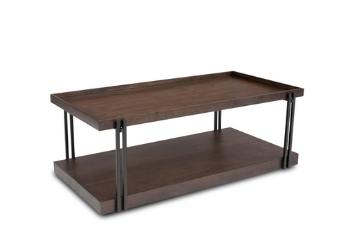 Flexsteel Prairie Rectangular Cocktail Table with Casters image