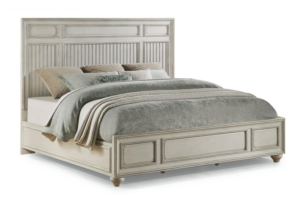 Flexsteel Wynwood Harmony California King Panel Bed in White Wood image