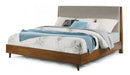 Flexsteel Wynwood Ludwig Upholstered California King Platform Bed in Medium Brown image